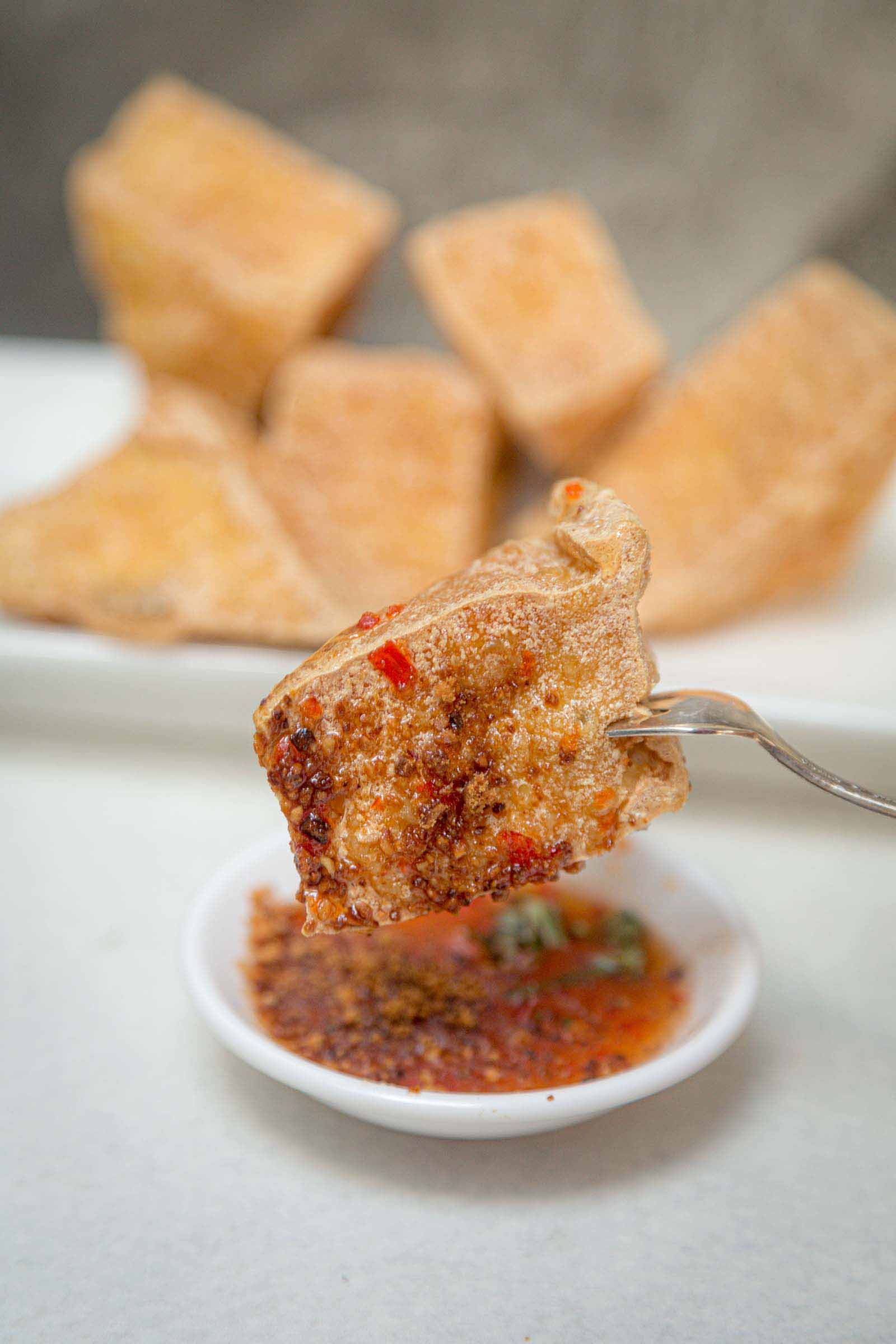 Thai deep fried tofu
