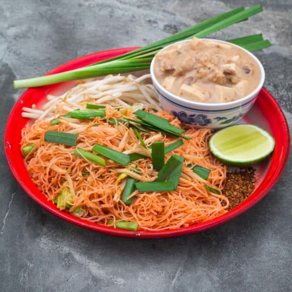 Vegan mee gati – Thai coconut milk noodles - Messy Vegan Cook