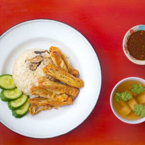 vegan khao man gai