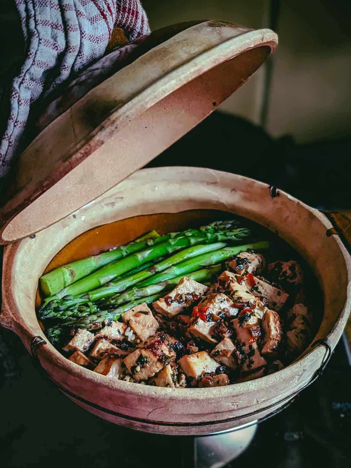 Claypot Rice Menu How to make clay pot rice - Messy Vegan Cook