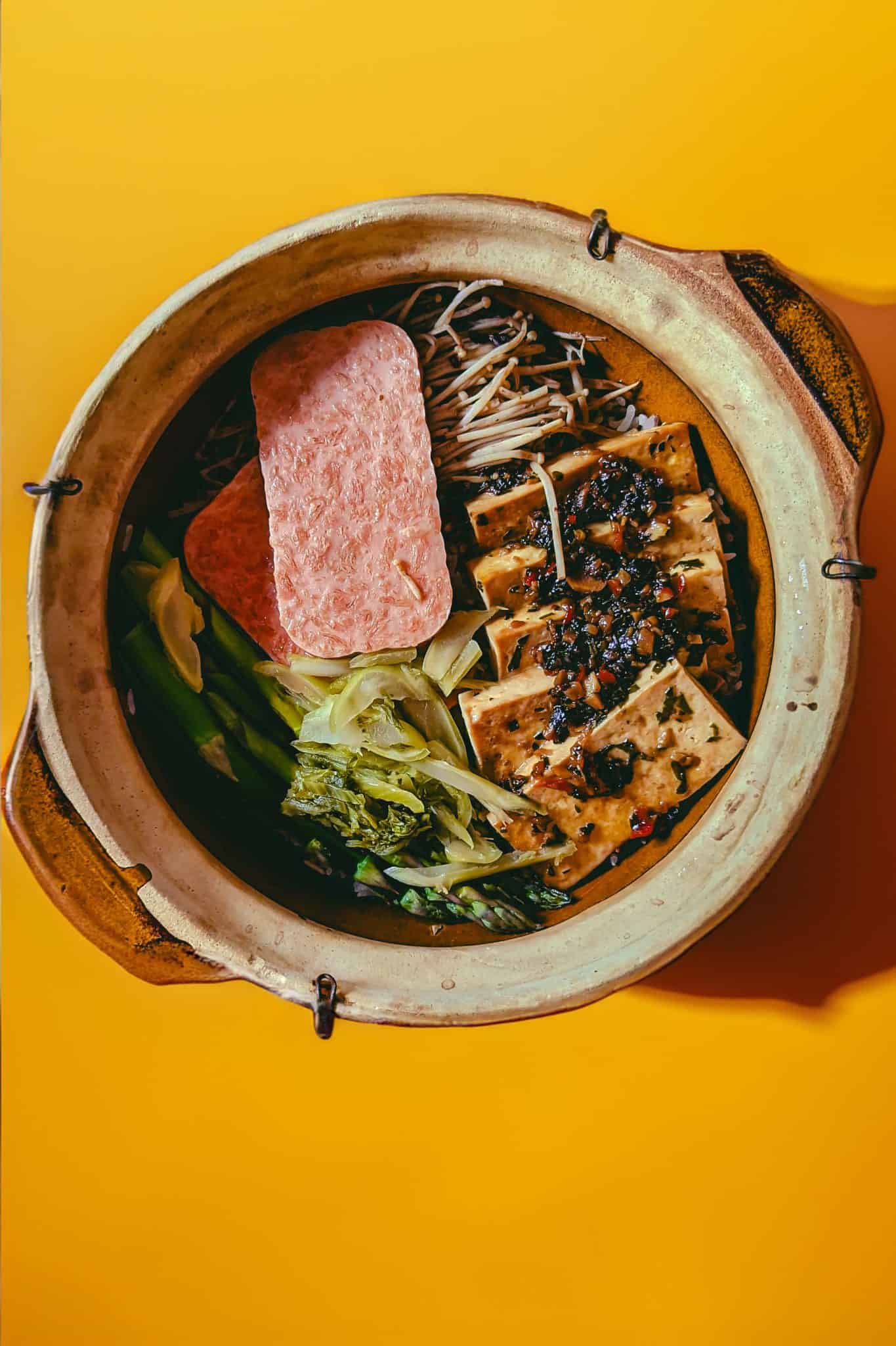 Claypot Rice Menu How to make clay pot rice - Messy Vegan Cook